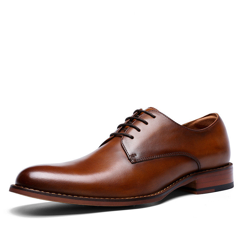 Clarey Regent Derby – Cognac Full-Grain Calf Leather