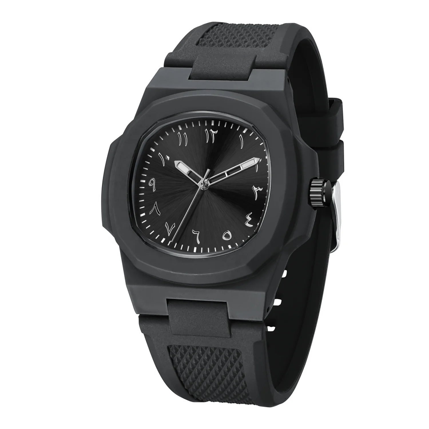 The Riyadh – Luxor Men™ Arabic Dial Stealth Watch - Buy 1 Get 3 Bracelets
