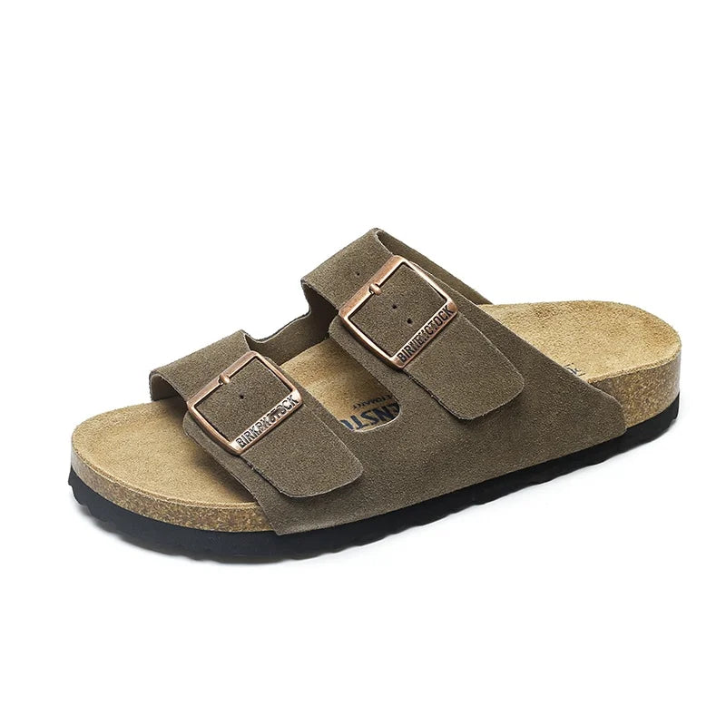 The Bavarian – Luxor Men™ Footbed Sandal - Buy 1 Get a Free Leather Care Kit