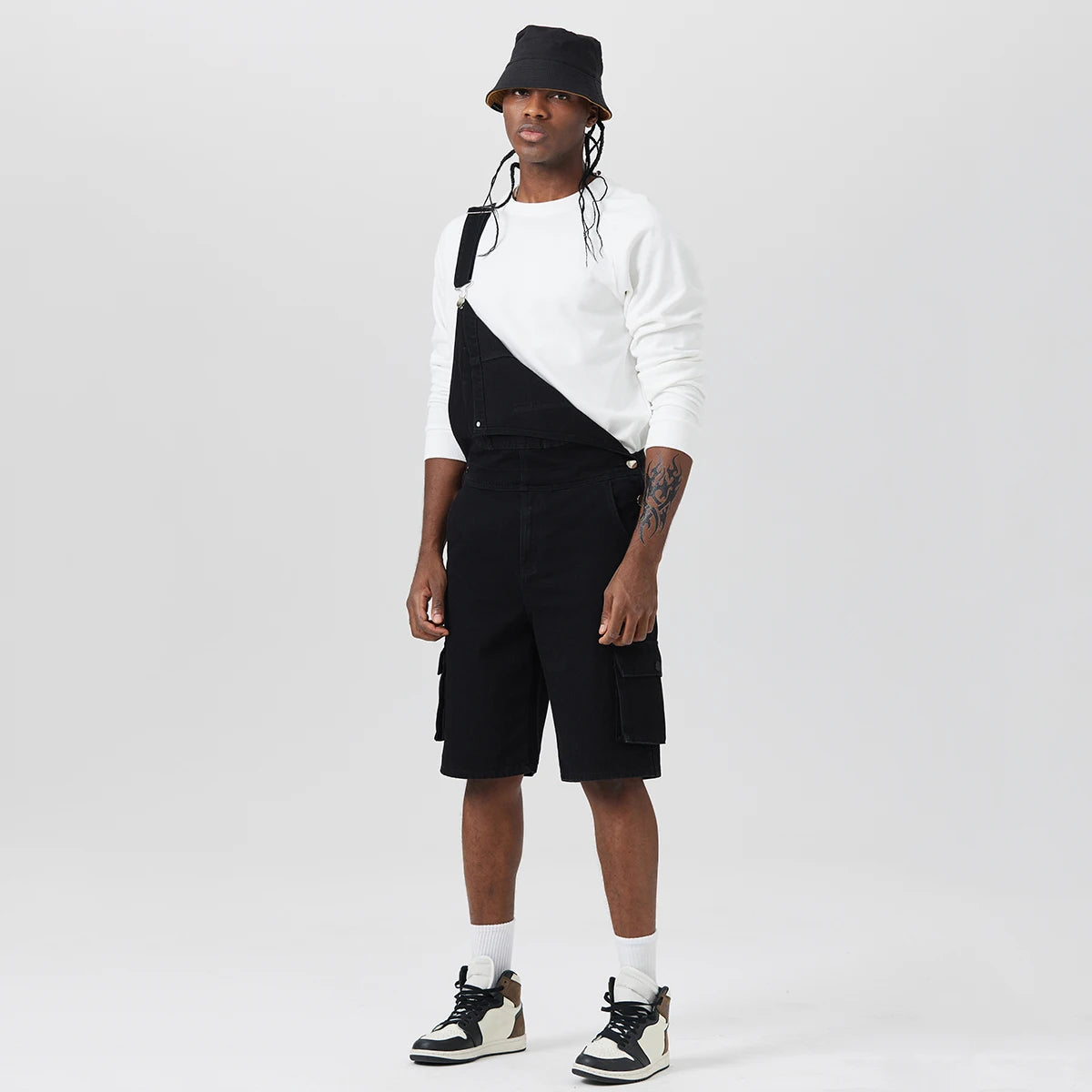 The Shoreditch – Luxor Men™ Denim Shortall - Buy 1, Get a Hoodie & Sneakers Free