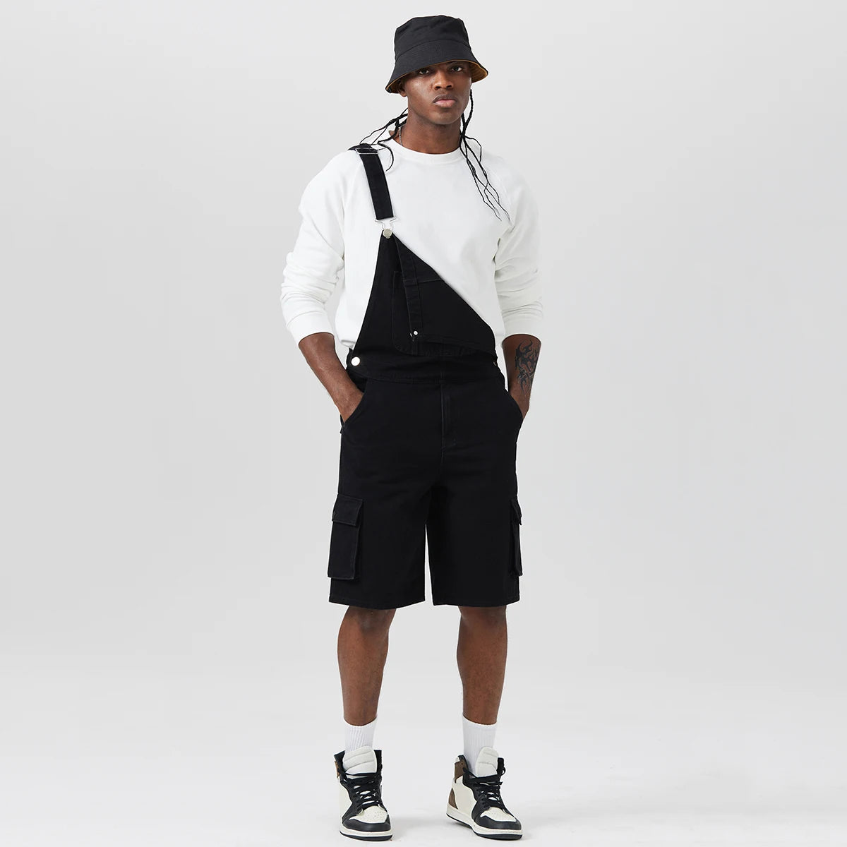 The Shoreditch – Luxor Men™ Denim Shortall - Buy 1, Get a Hoodie & Sneakers Free