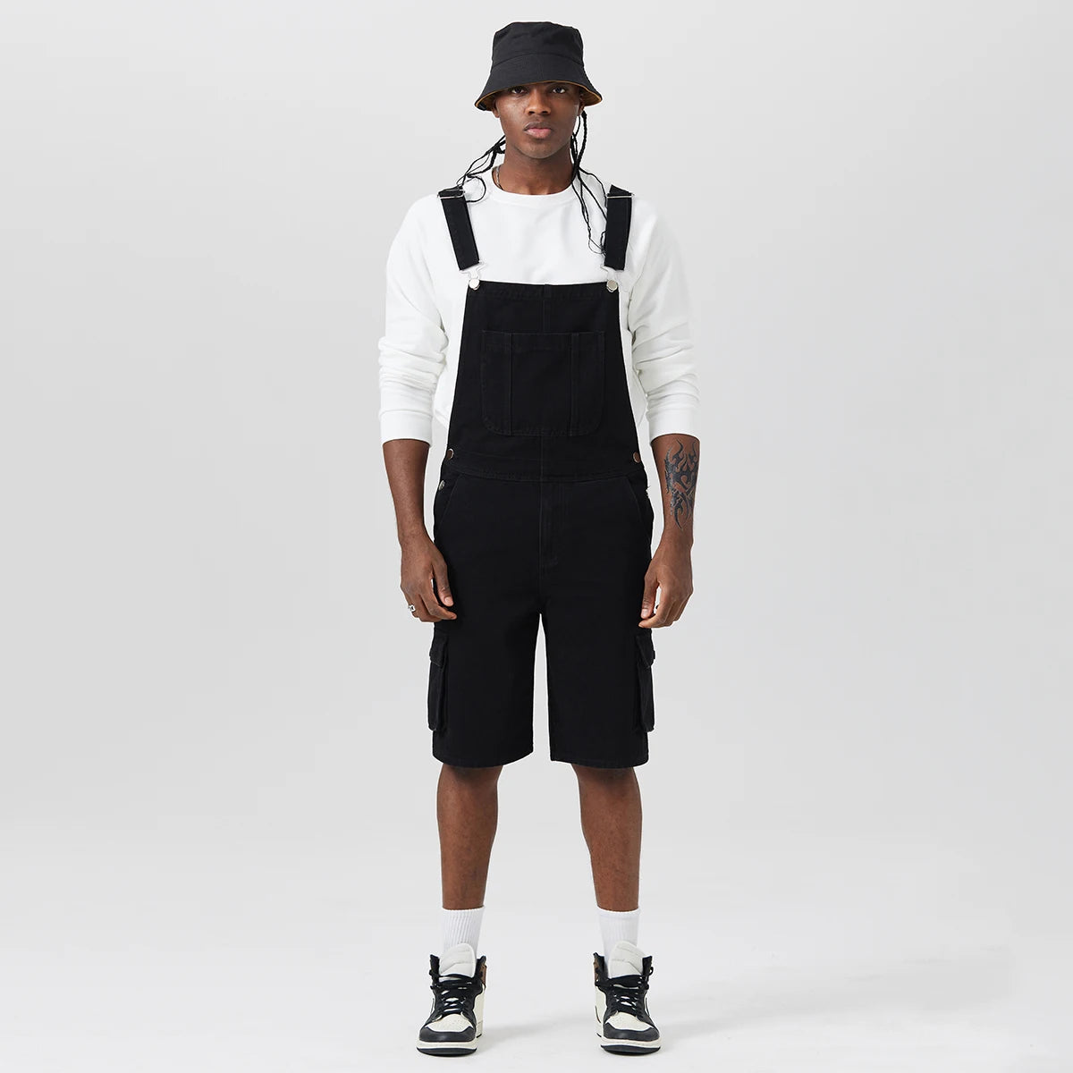 The Shoreditch – Luxor Men™ Denim Shortall - Buy 1, Get a Hoodie & Sneakers Free