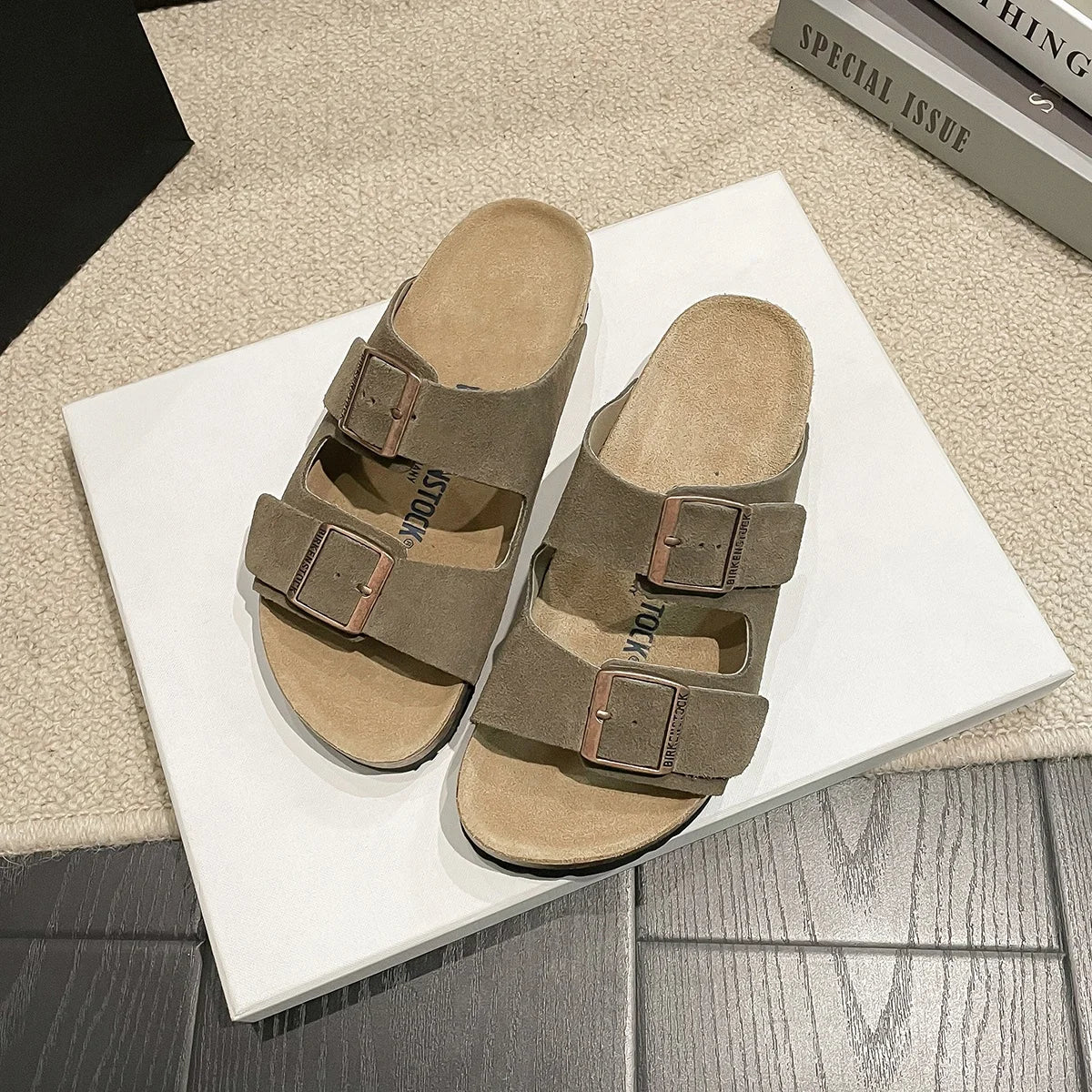 The Bavarian – Luxor Men™ Footbed Sandal - Buy 1 Get a Free Leather Care Kit