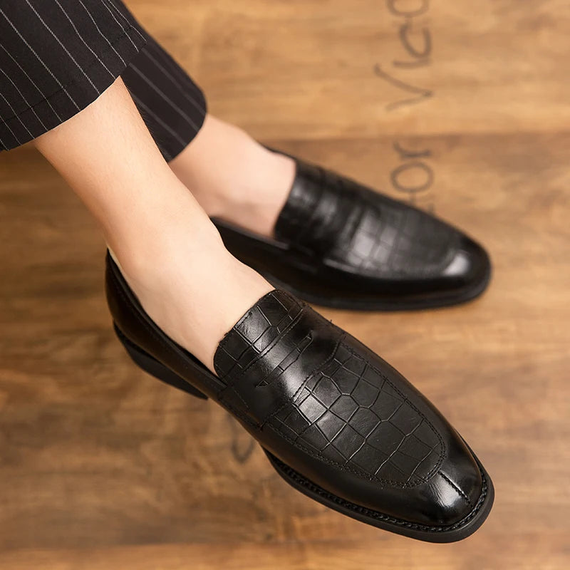 The Canary Wharf – Luxor Men™ Dress Loafer - Buy 1 Get a Shoe Care System