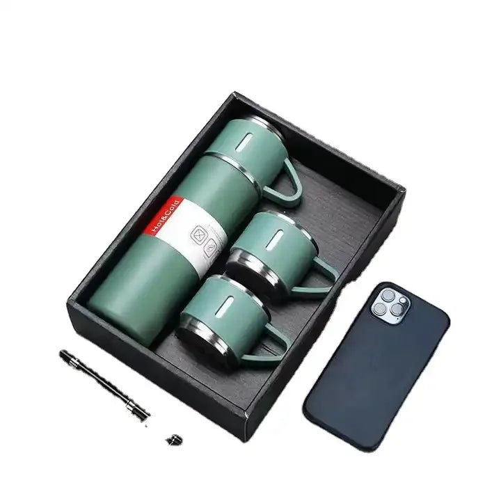 The Windsor – Luxor Men™ Executive Flask & Mug Set - Get free a phone Case