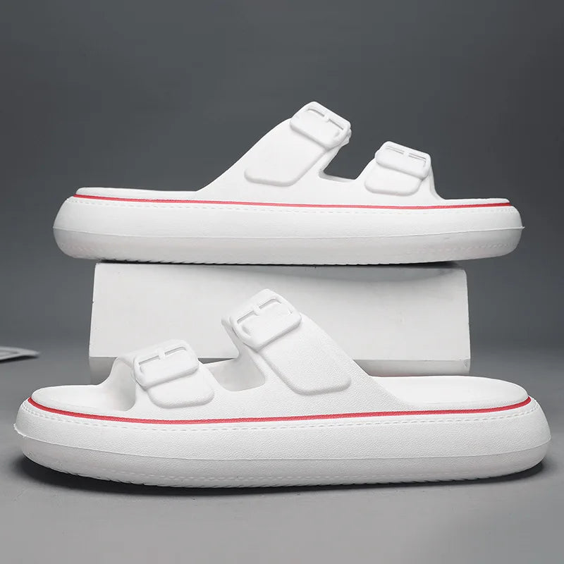 The Tulum – Luxor Men™ Platform Slide - Buy 1 Get a Free Linen Tote Bag