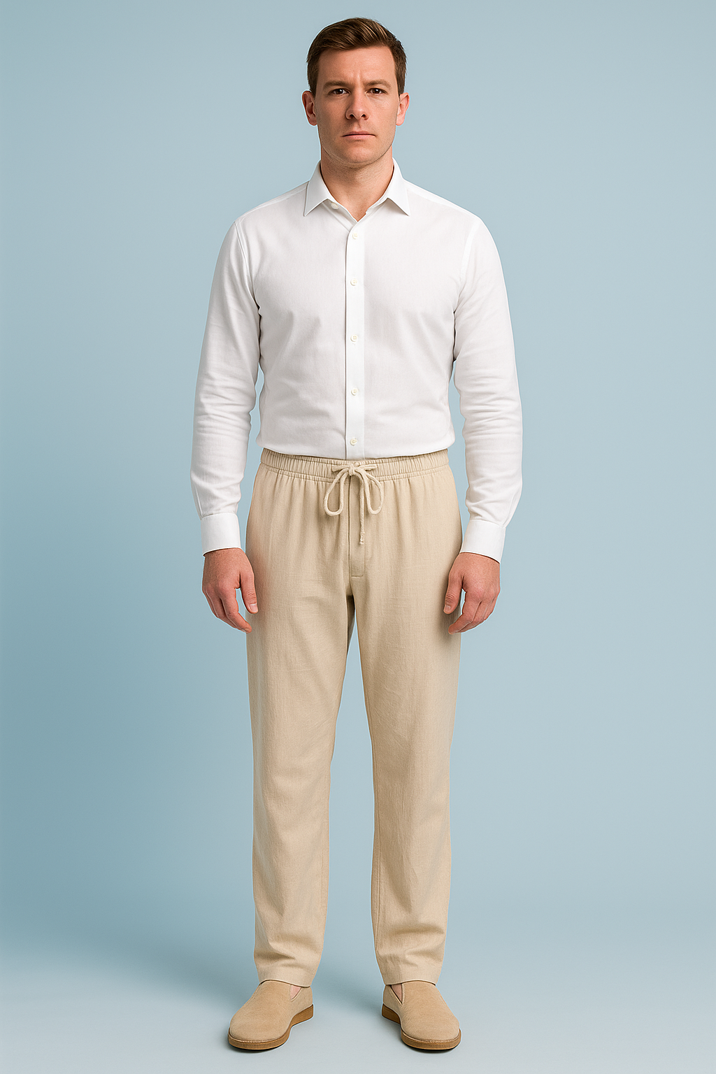 Linen Coast Trousers – 100% Pure Linen with Effortless Summer Elegance | Buy 1, Get 1 Free