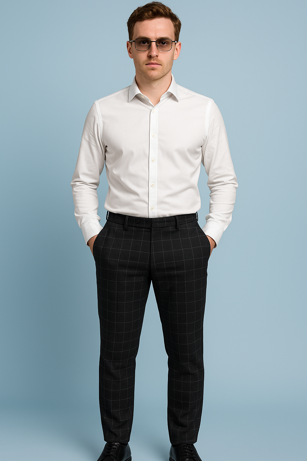 Windsor Check Trousers – Tailored Fit with Timeless British Elegance | Buy 1, Get 1 Free