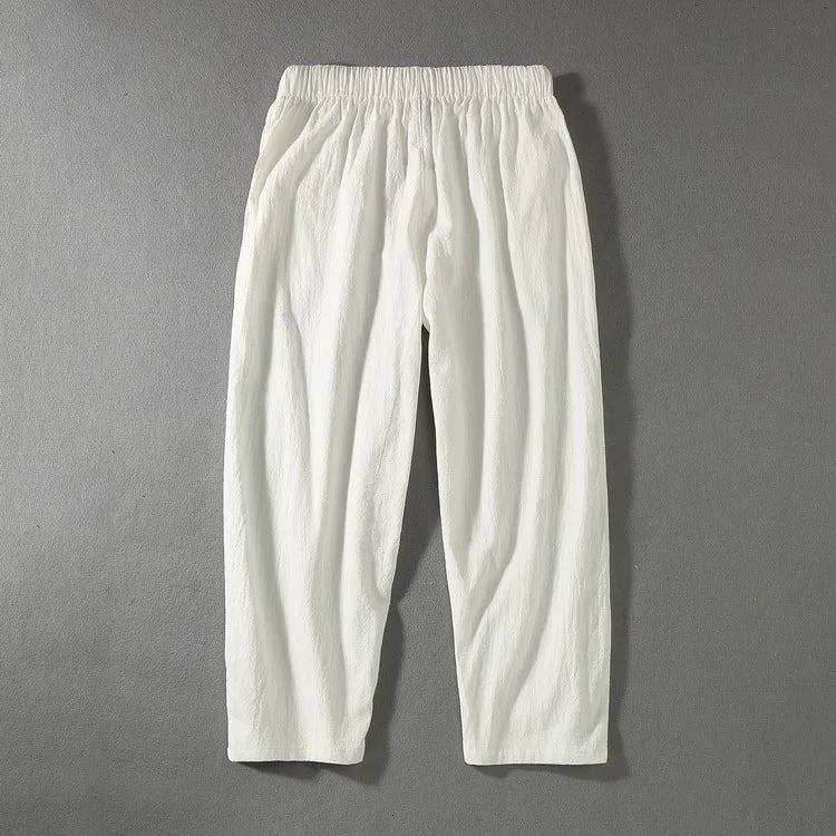 Linen Coast Trousers – 100% Pure Linen with Effortless Summer Elegance | Buy 1, Get 1 Free