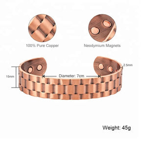 The Tara – Luxor Men™ Celtic Copper Torc - Buy 1 Get a Free Ring