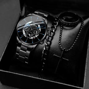 The Olympian – Luxor Men™ Curated 4-Piece Gold Set