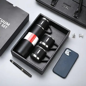 The Windsor – Luxor Men™ Executive Flask & Mug Set - Get free a phone Case