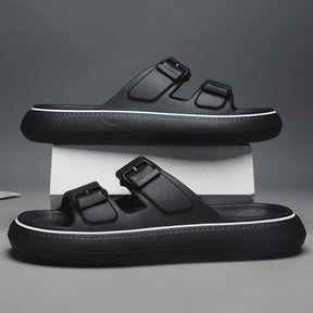 The Tulum – Luxor Men™ Platform Slide - Buy 1 Get a Free Linen Tote Bag