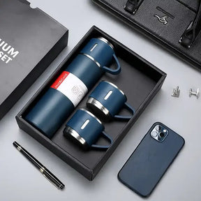The Windsor – Luxor Men™ Executive Flask & Mug Set - Get free a phone Case