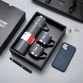 The Windsor – Luxor Men™ Executive Flask & Mug Set - Get free a phone Case