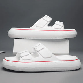 The Tulum – Luxor Men™ Platform Slide - Buy 1 Get a Free Linen Tote Bag
